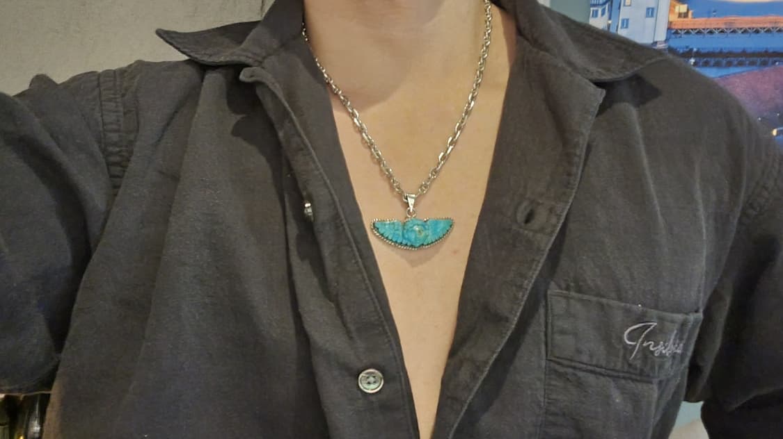 천사 터키석 실버 펜던트 나바호 웨스턴 네이티브아메리칸주얼리 인디언주얼리 상품이미지5