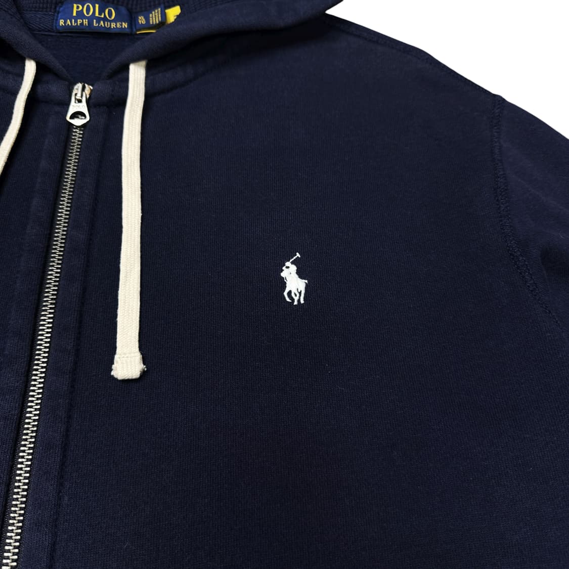 (XL) 폴로 랄프로렌 QR라벨 후드집업 네이비 상품이미지3