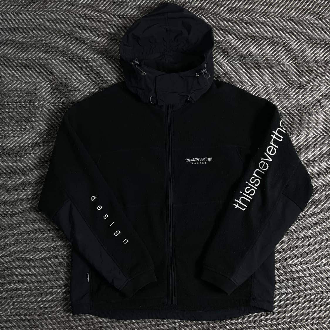 디스이즈네버댓 스펠로고 빅로고 후드 플리스 자켓y 3279 상품이미지2