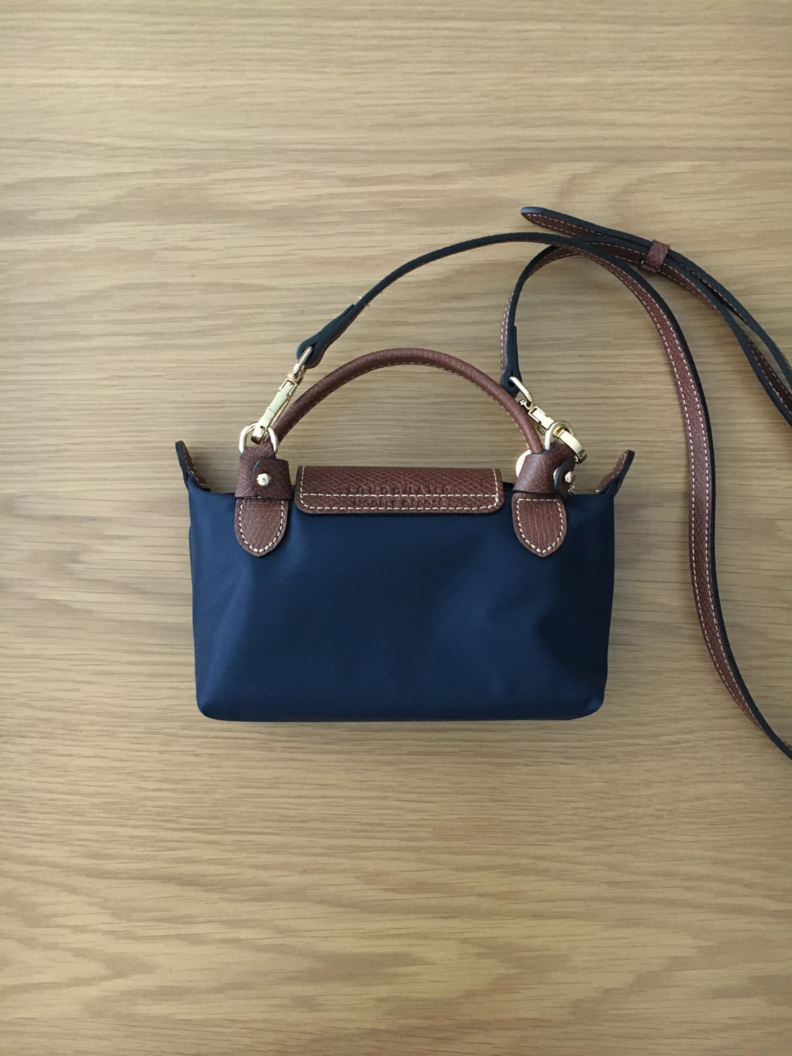 롱샴 르 플리아쥬 파우치 오리지날 네이비 상품이미지5