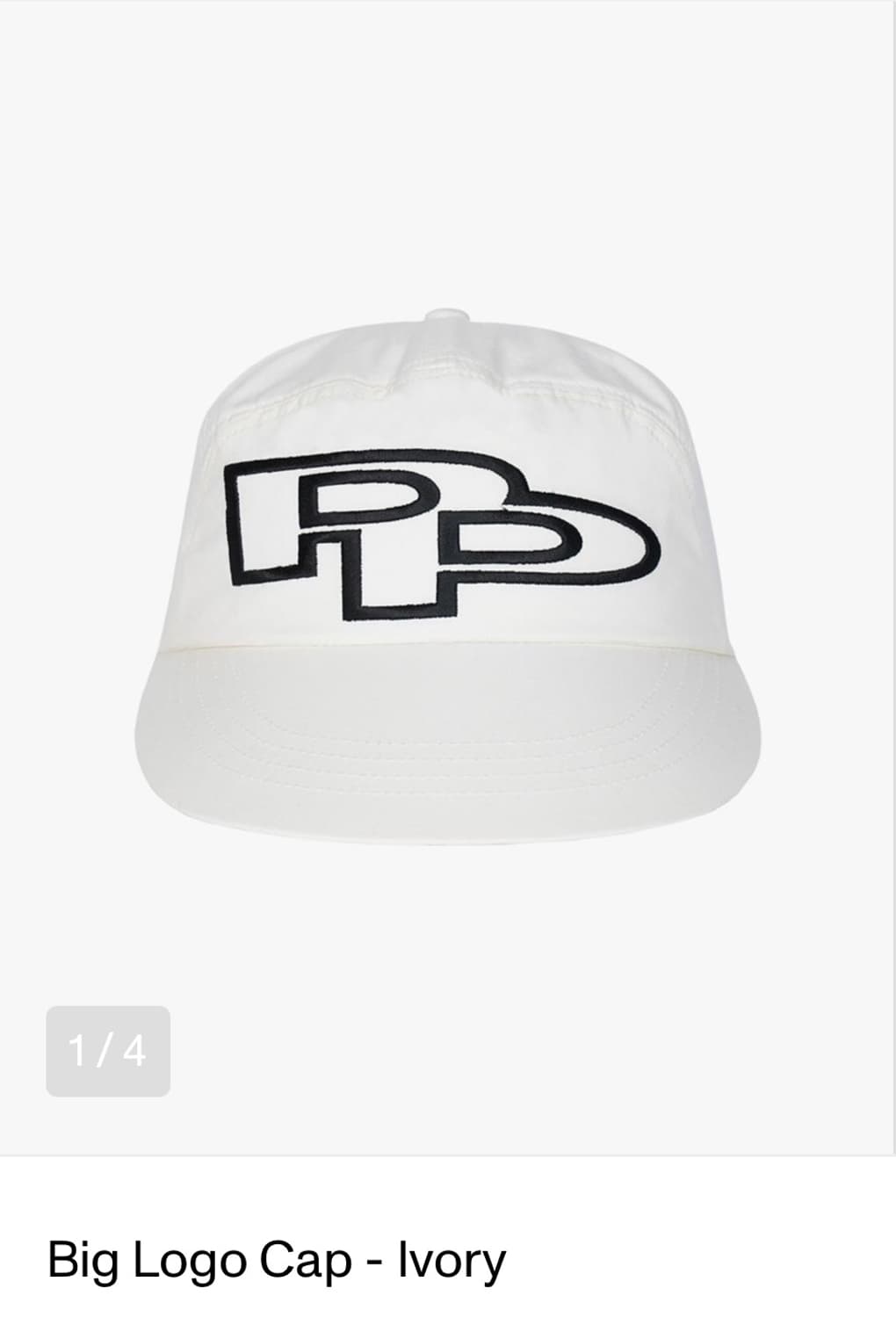 [구매글] 퍼블릭파머시 빅 로고 볼캡 상품이미지1