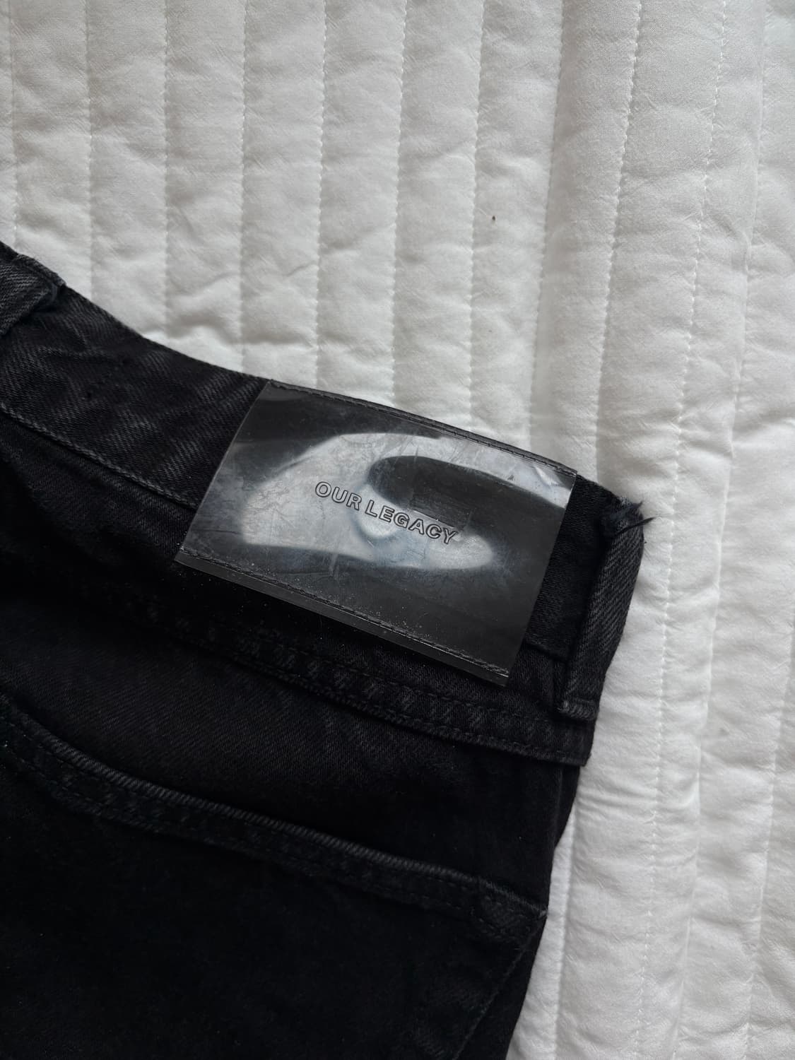 아워레가시 블랙 데님팬츠 상품이미지8