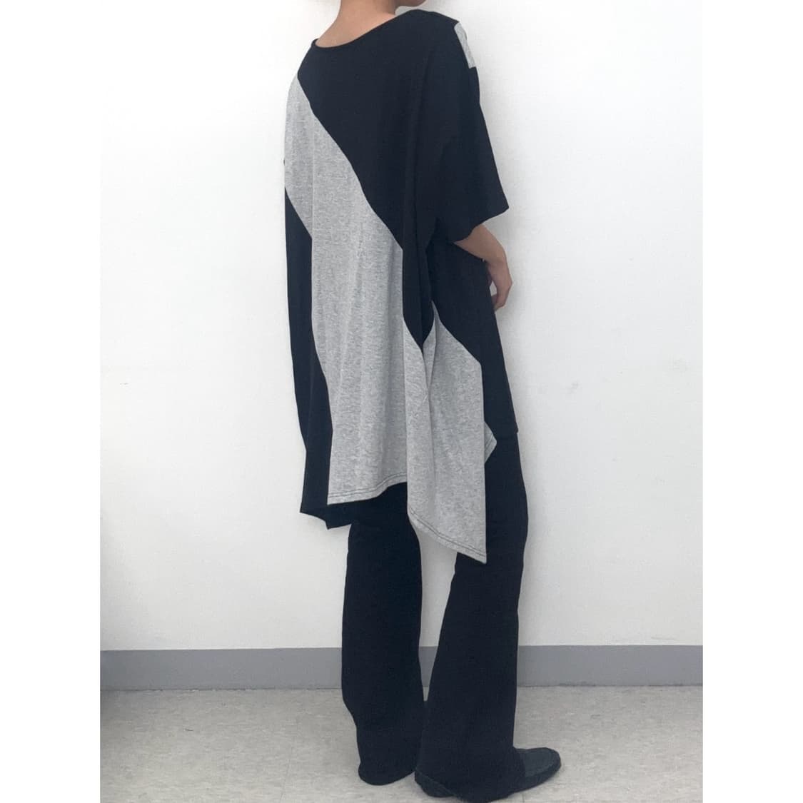 빈티지 레이어드 이너 반팔 원피스 상품이미지2