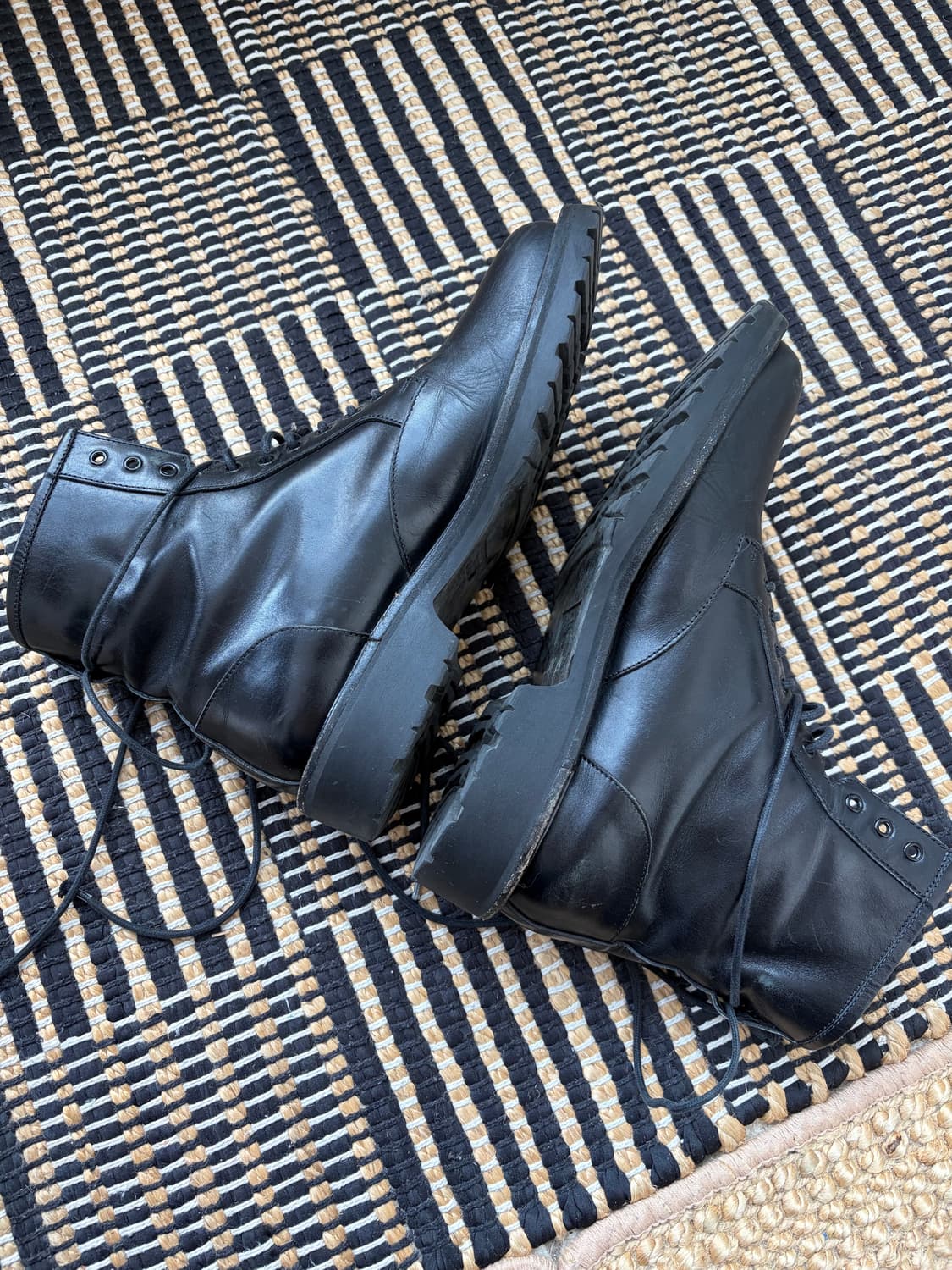 드리스 반 노튼 컴뱃 부츠 40사이즈 상품이미지3