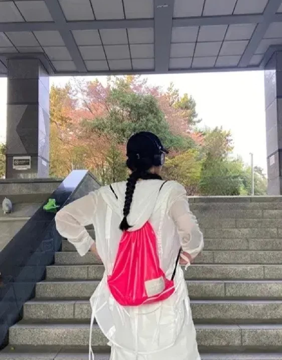 Don't Ask My Plan 스트링 백팩 가방 춘식이 동전지갑 파우치 상품이미지4