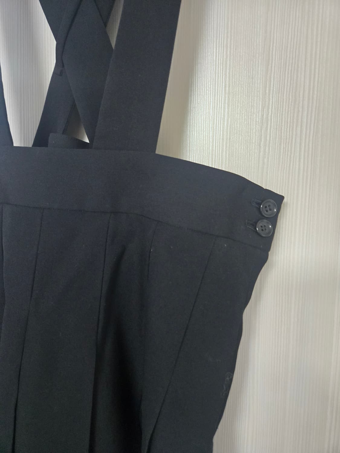 꼼데가르송 걸 2025fw 서스펜더  플리츠 스커트 상품이미지3