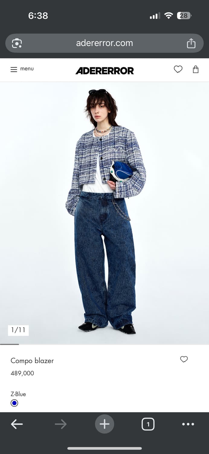 [A3]아더에러 콤포 블레이저 자켓 상품이미지4