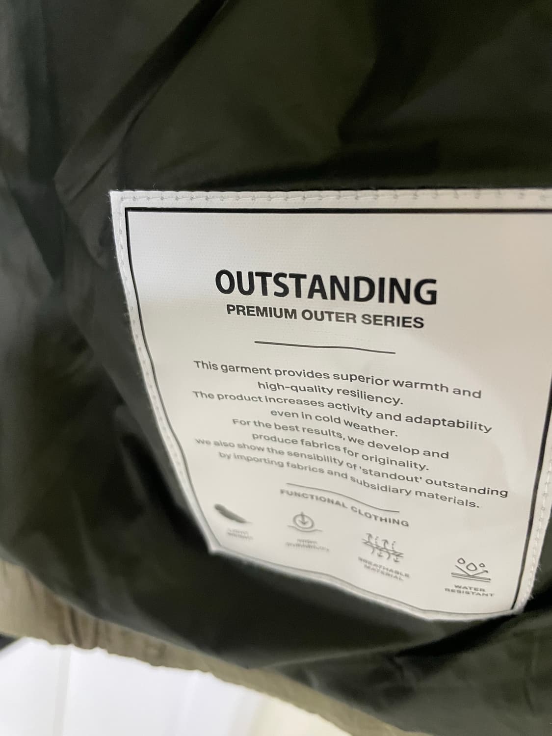 아웃스탠딩 카라코람 베이지 100-105(2사이즈) 상품이미지4