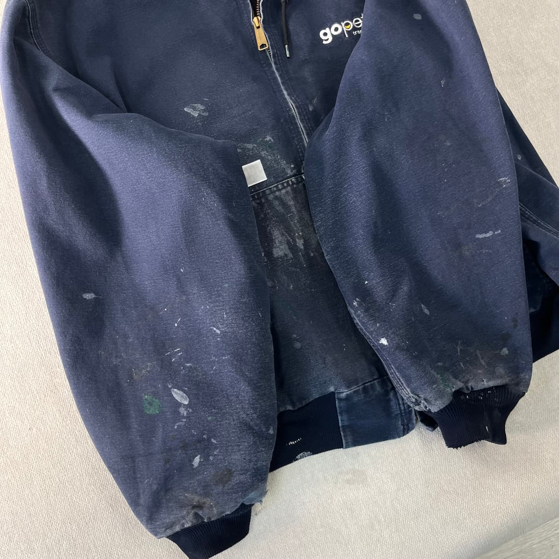 110 칼하트 00s J131 다크네이비 액티브 자켓 상품이미지5