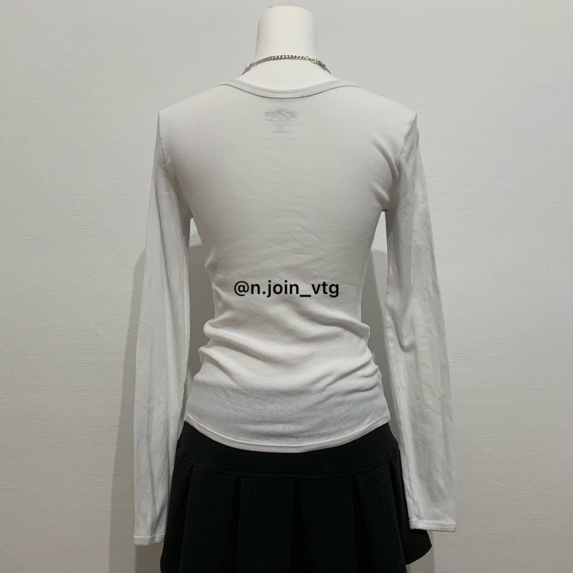 홀리스터 화이트 롱슬리브 상품이미지3