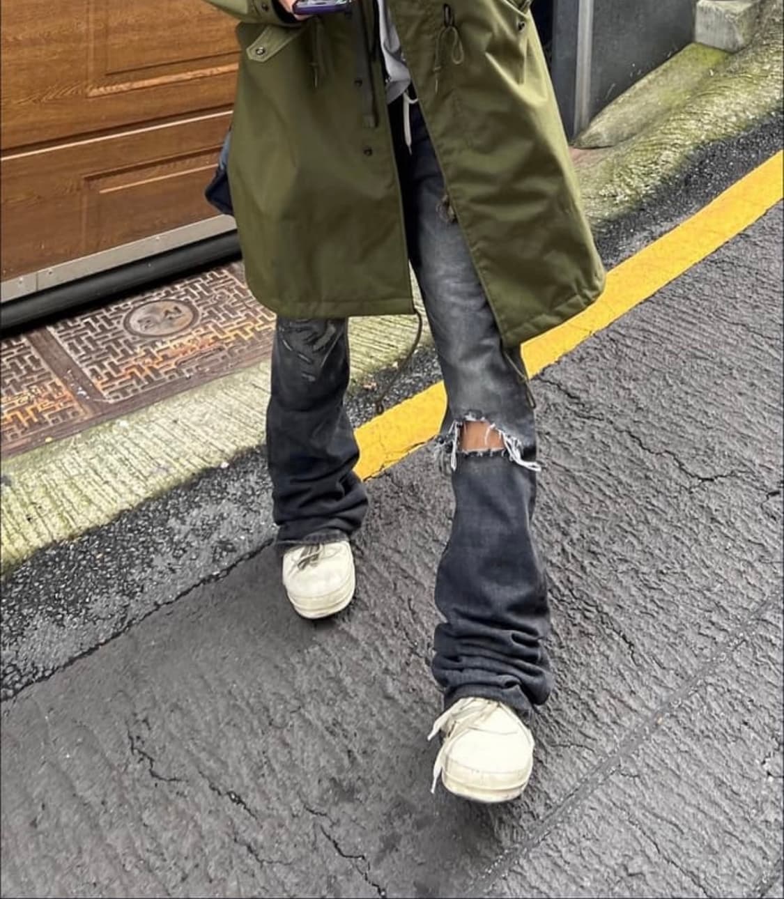 아워글라스 슬림 부츠컷 플레어데님 1 상품이미지3