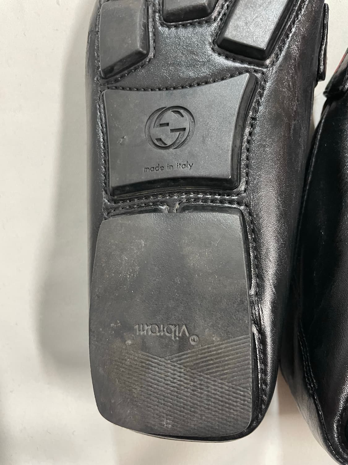 구찌 GG 웹디테일 스퀘어토 로퍼 상품이미지9