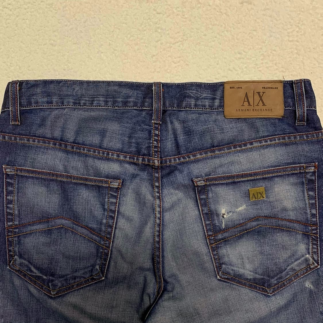 [36] 아르마니 익스체인지 와이드 스트레이트핏 데님팬츠 상품이미지2