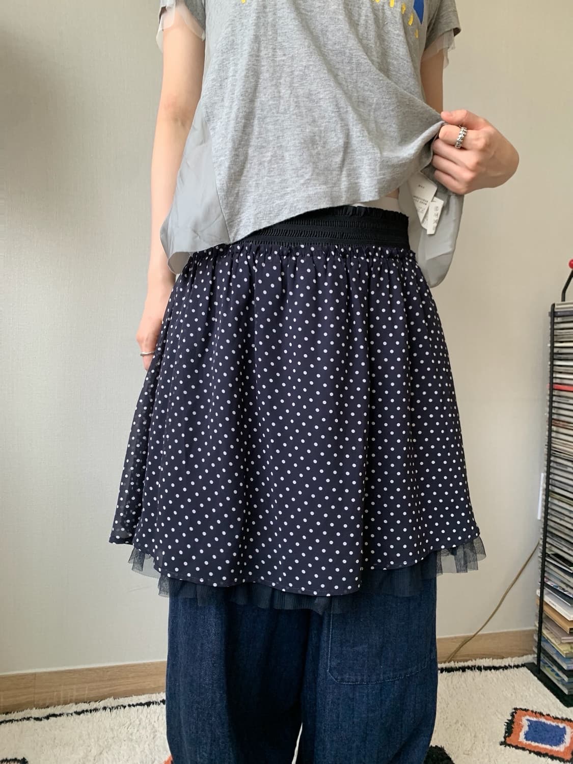 earth music&ecology, Reversible tutu ski 상품이미지1