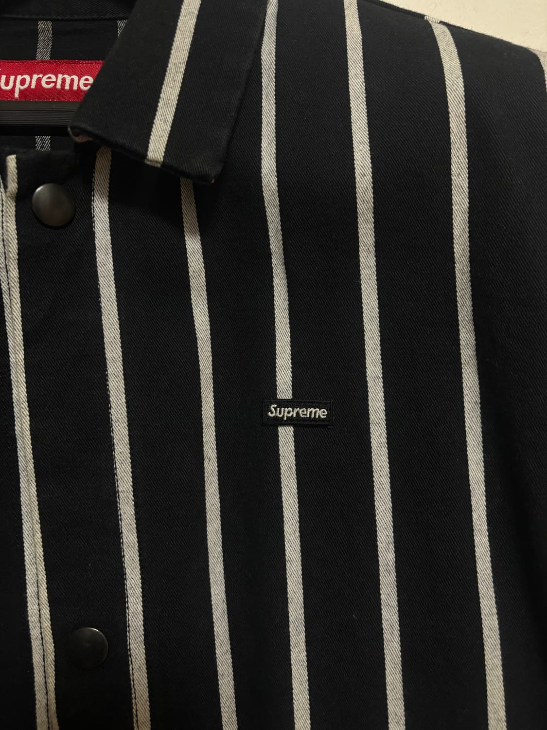 슈프림 스트라이프 샵자켓 상품이미지2