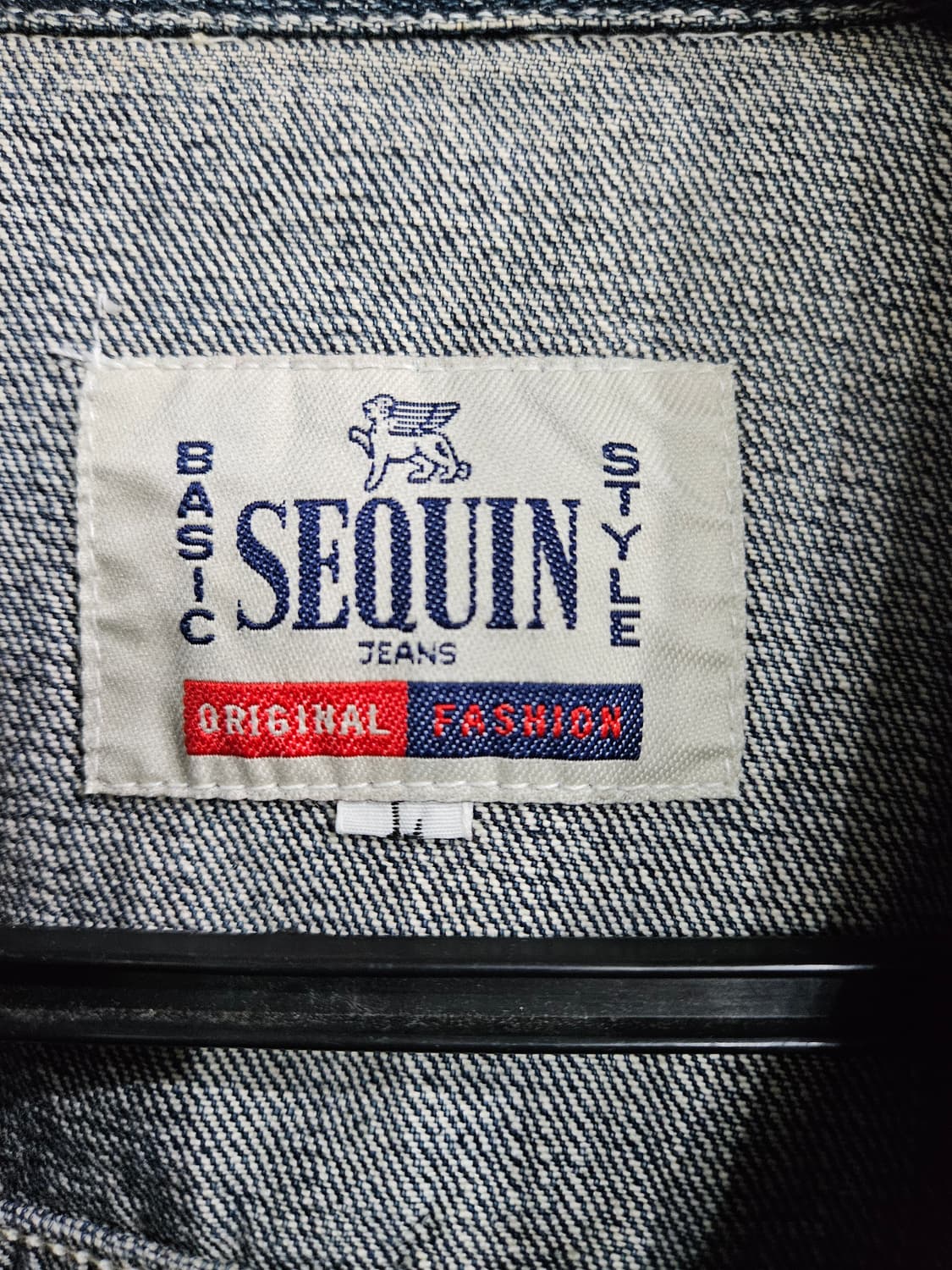 SEQUIN 네이비컬러 남성 100 빈티지 데님조끼  상품이미지3