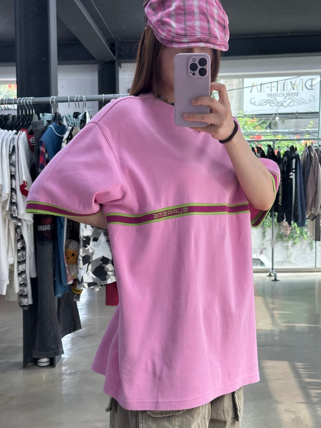슈프림 레터링 반팔티셔츠 상품이미지2