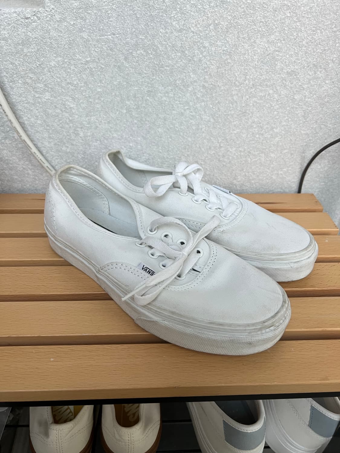 반스 어센틱 화이트 (235mm) 상품이미지2