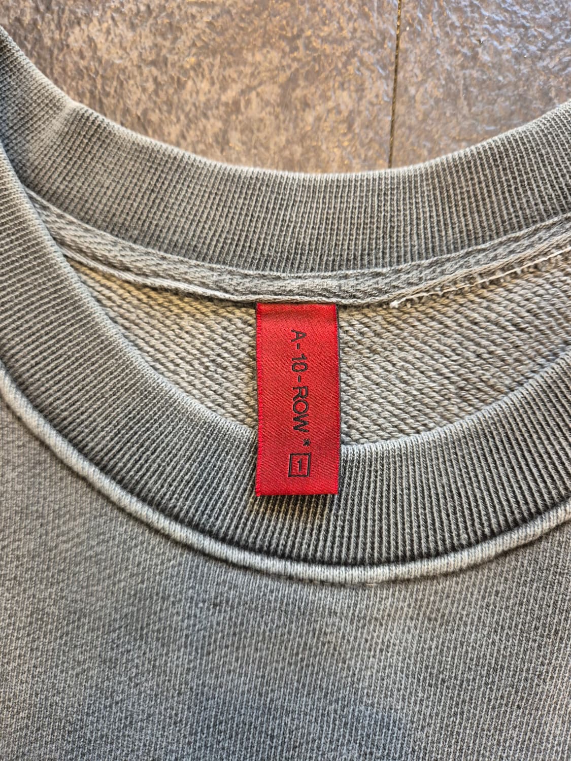 어텐션로우 로코 피그먼트 헤비 맨투맨 - 사이즈 1 상품이미지2