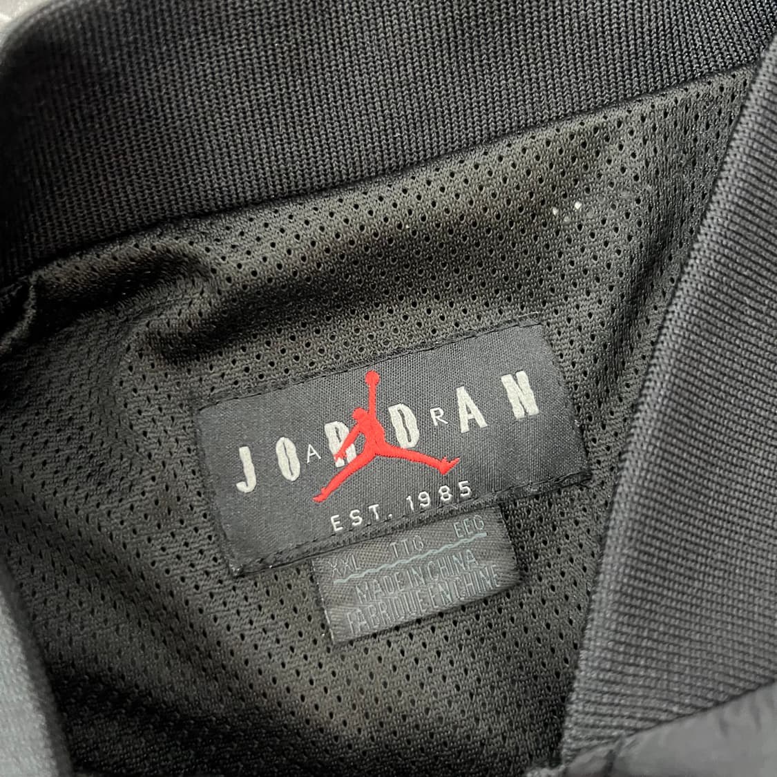 조던 x 파리생제르망 나일론 바람막이 자켓 해외 블랙 상품이미지5