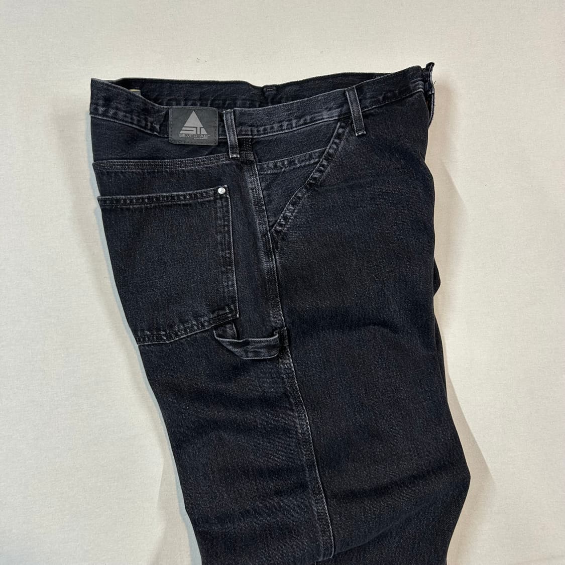 36inch) 리바이스 실버탭 블랙 카펜터 데님 팬츠 배기핏 상품이미지6