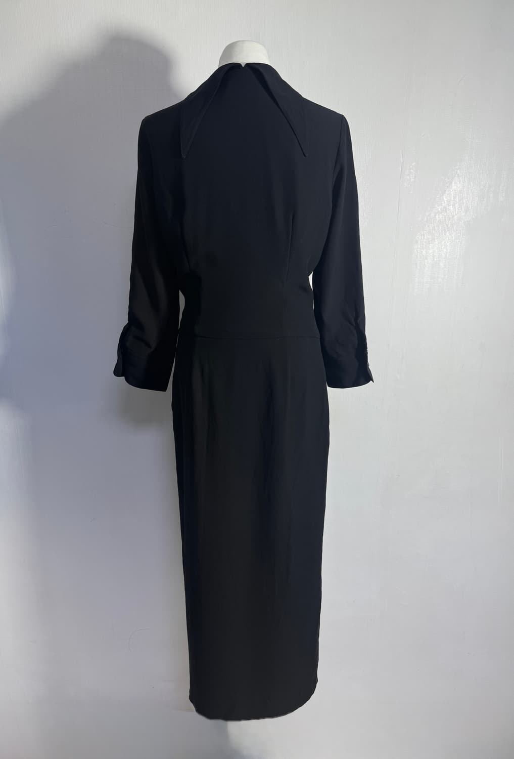 마사키 마츠시마 블랙 롱 드레스 미니멀 아방가르드 상품이미지1