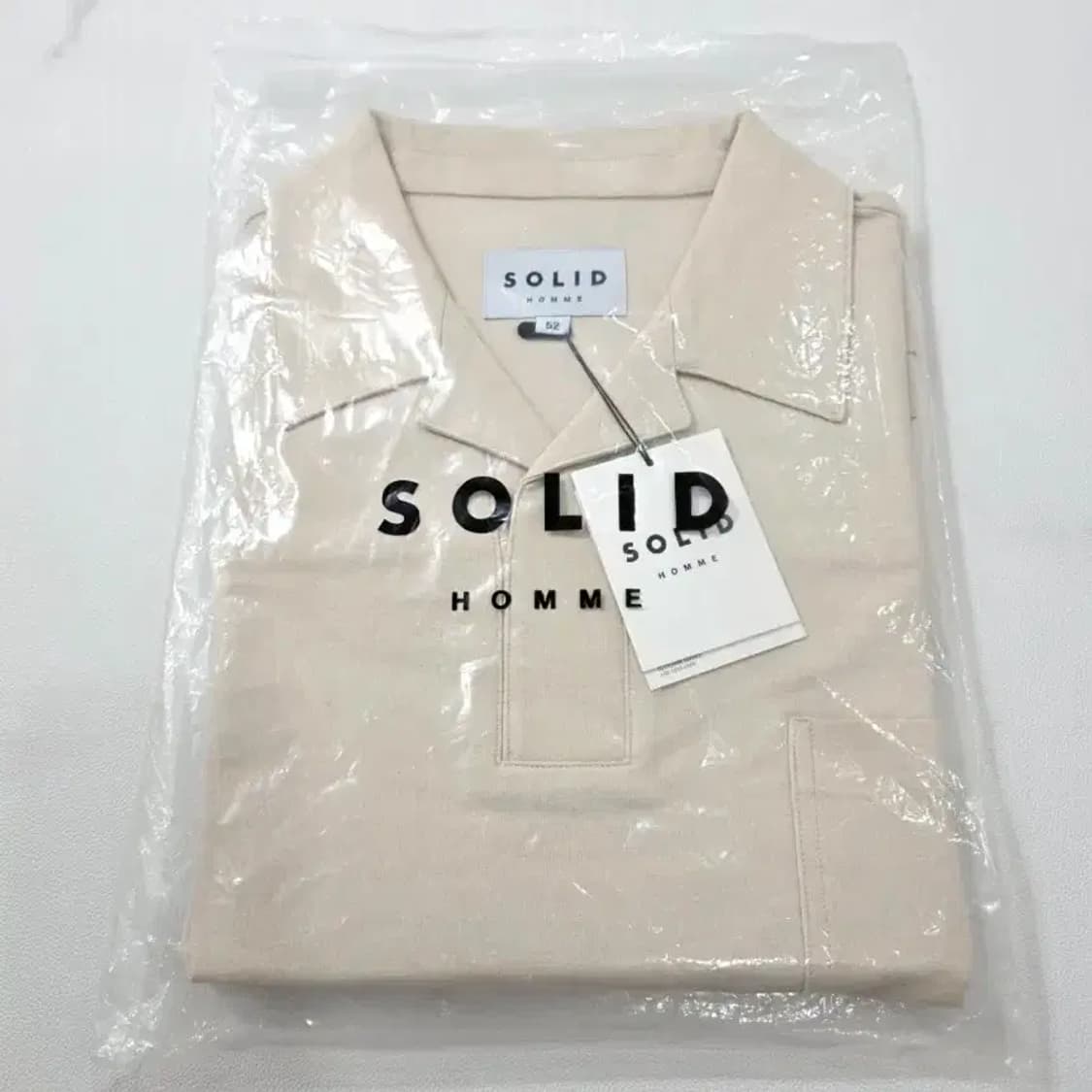 솔리드옴므 반팔 카라티 110 상품이미지1