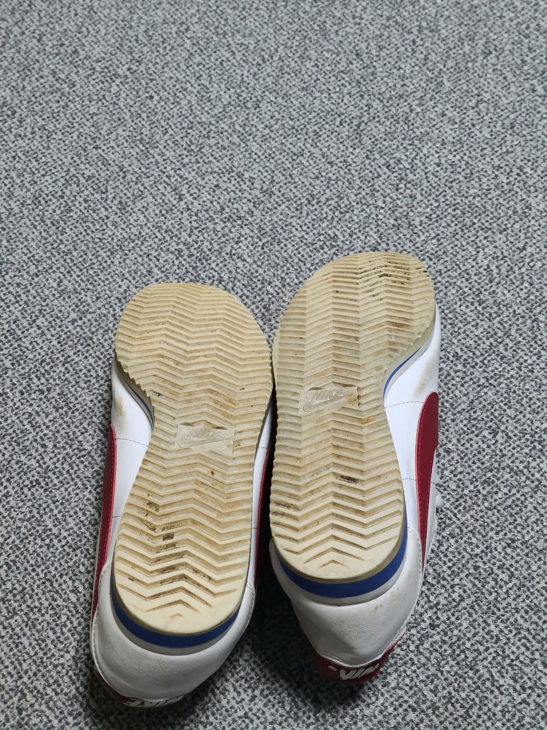 나이키 클래식 코르테즈 레더 화이트/레드 스우시 240mm 상품이미지7