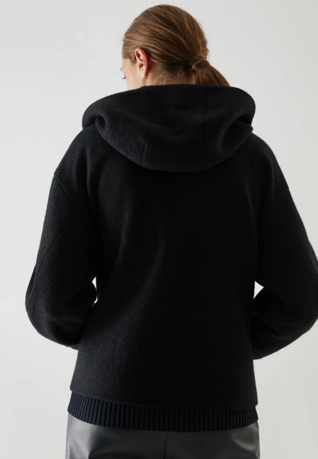 COS 코스 울 후드 코트 상품이미지3