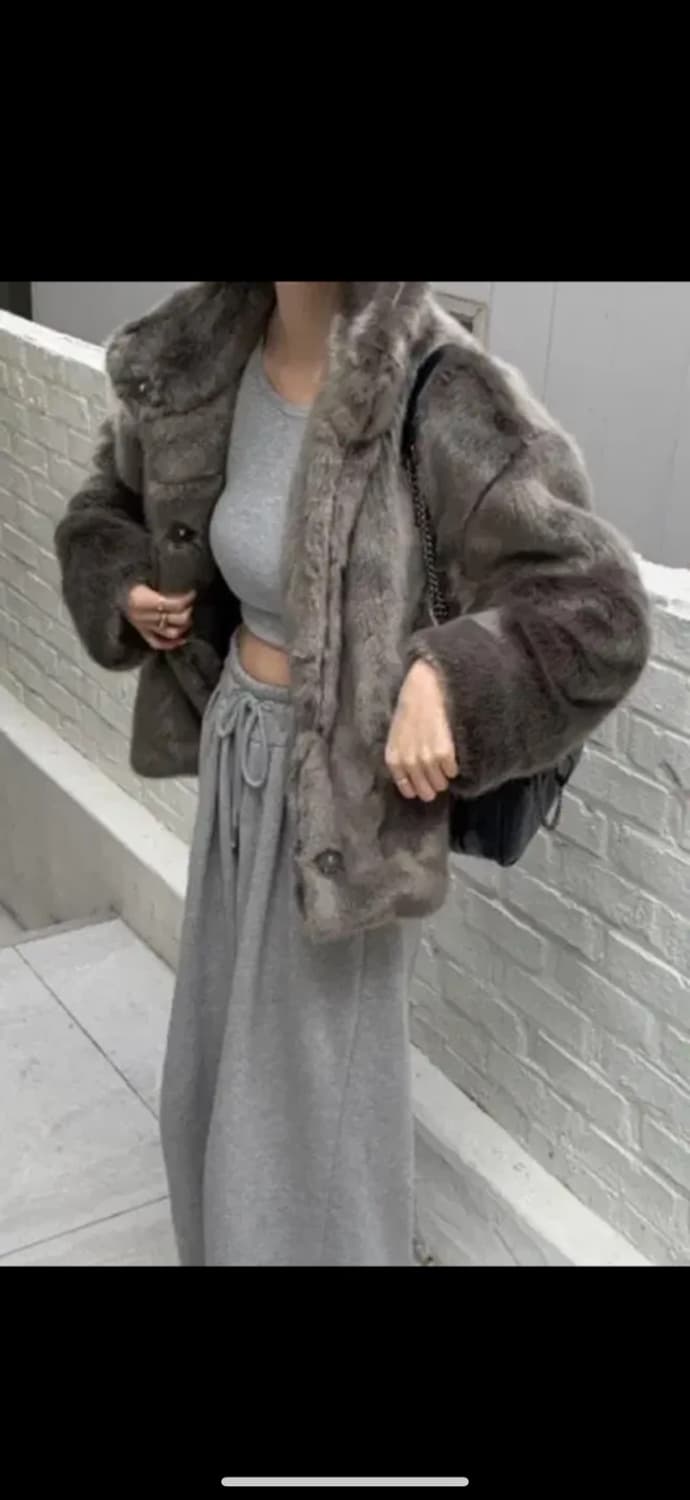 릿킴 퍼 자켓 정가 149000원 상품이미지1