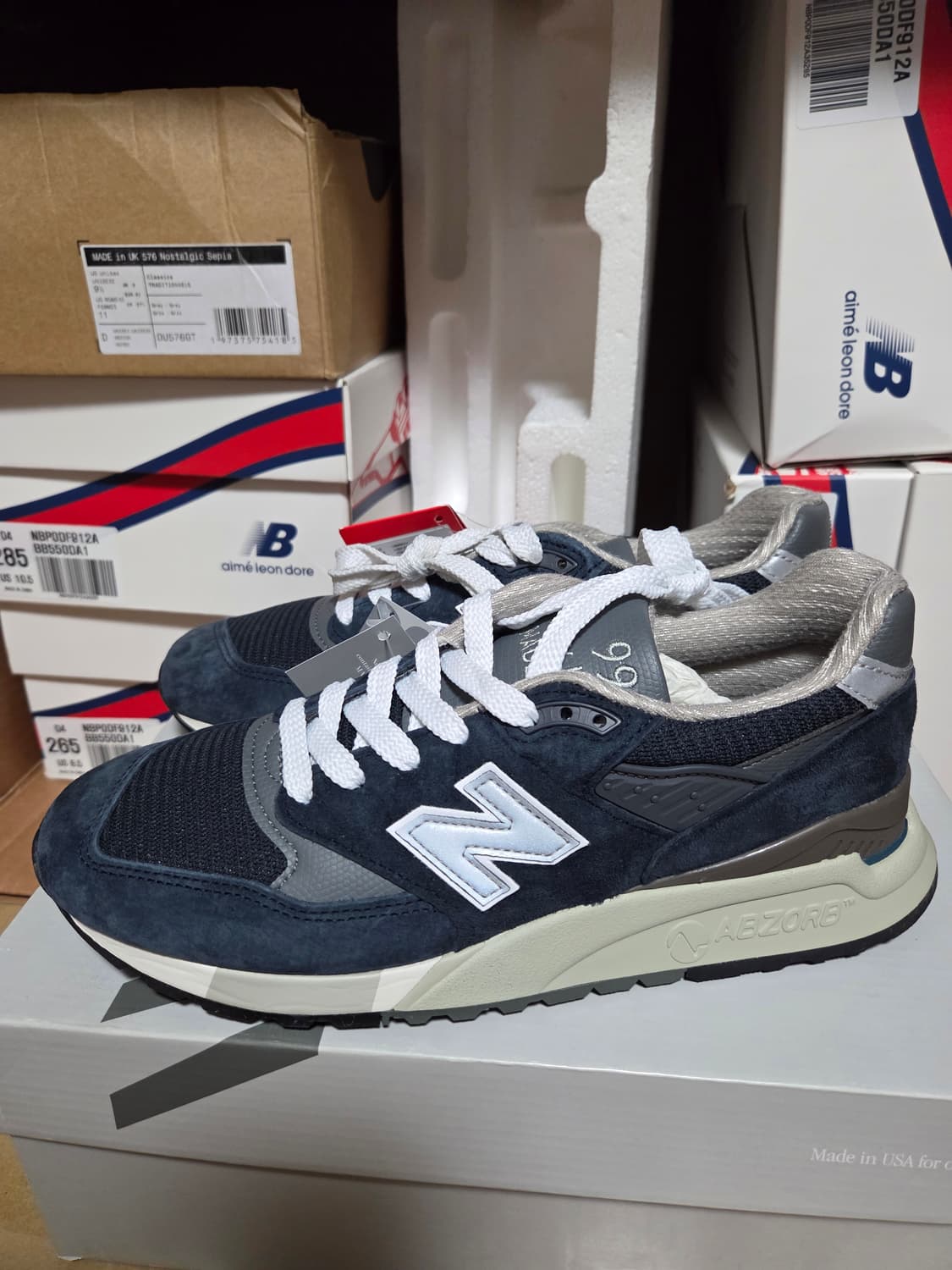 뉴발란스 USA 998 U998NV 260사이즈 새상품 상품이미지1