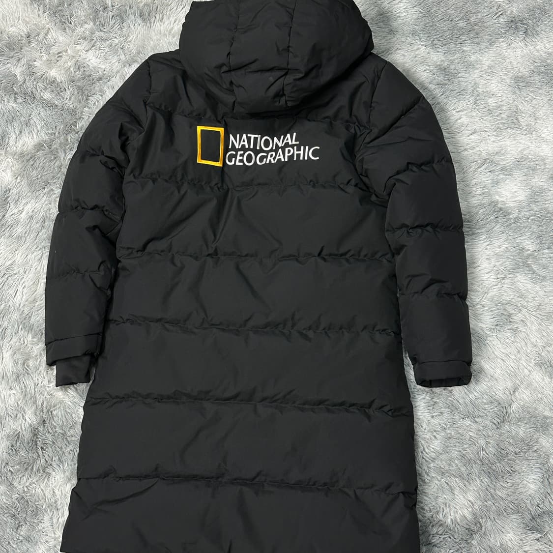 내셔널지오그래픽 다운 블랙 롱패딩 s 상품이미지4