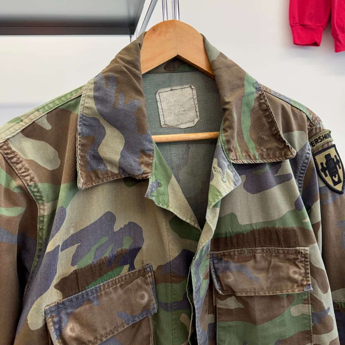 US Army 미군 우드랜드 카모 셔츠 자켓 (L)   상품이미지3