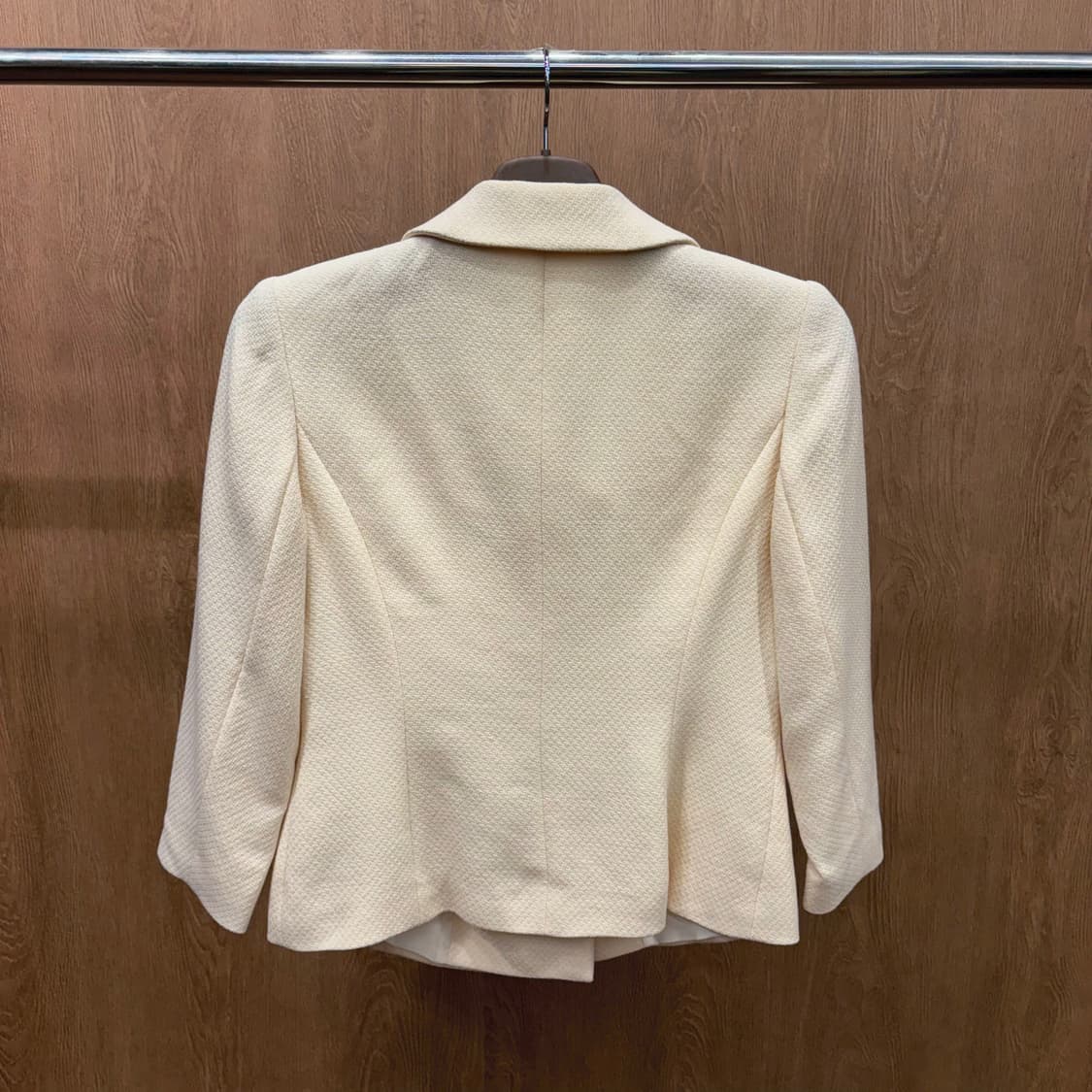 랑방 블레이저 비대칭 카라 디테일 레귤러핏 핑크 상품이미지3