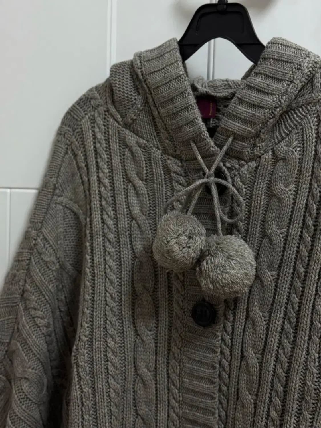 사와코 모리걸 빈티지 방울 케이프 상품이미지1