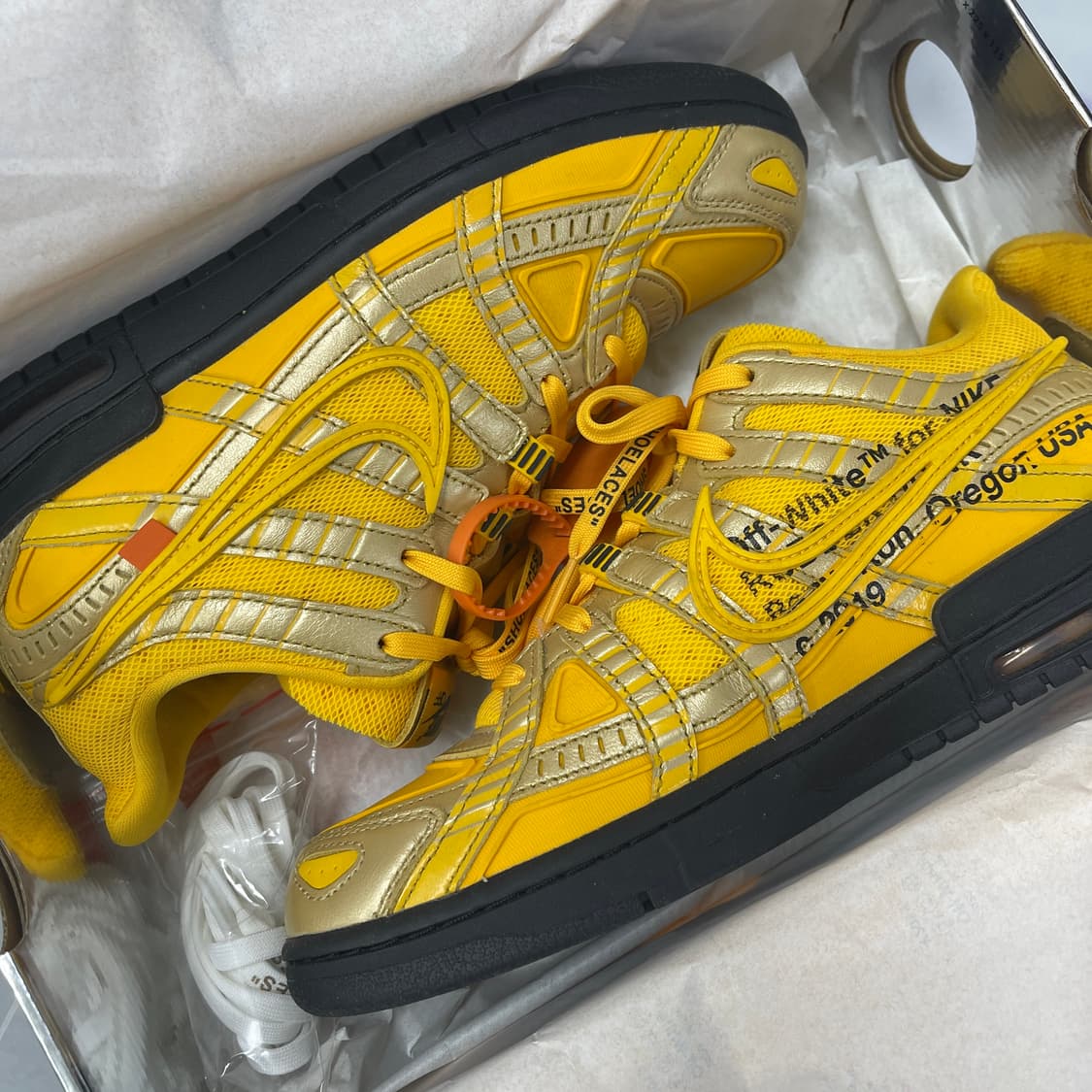 (275)NIKE X OFF WHITE AIR RUBBER-M39 상품이미지4