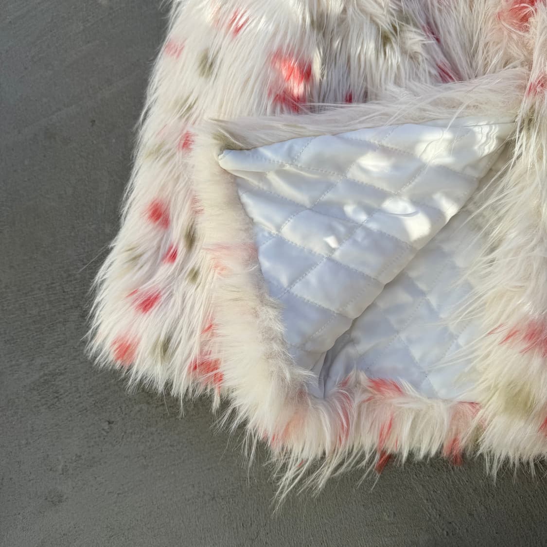 VTG 도트 페이크 퍼 자켓 상품이미지4