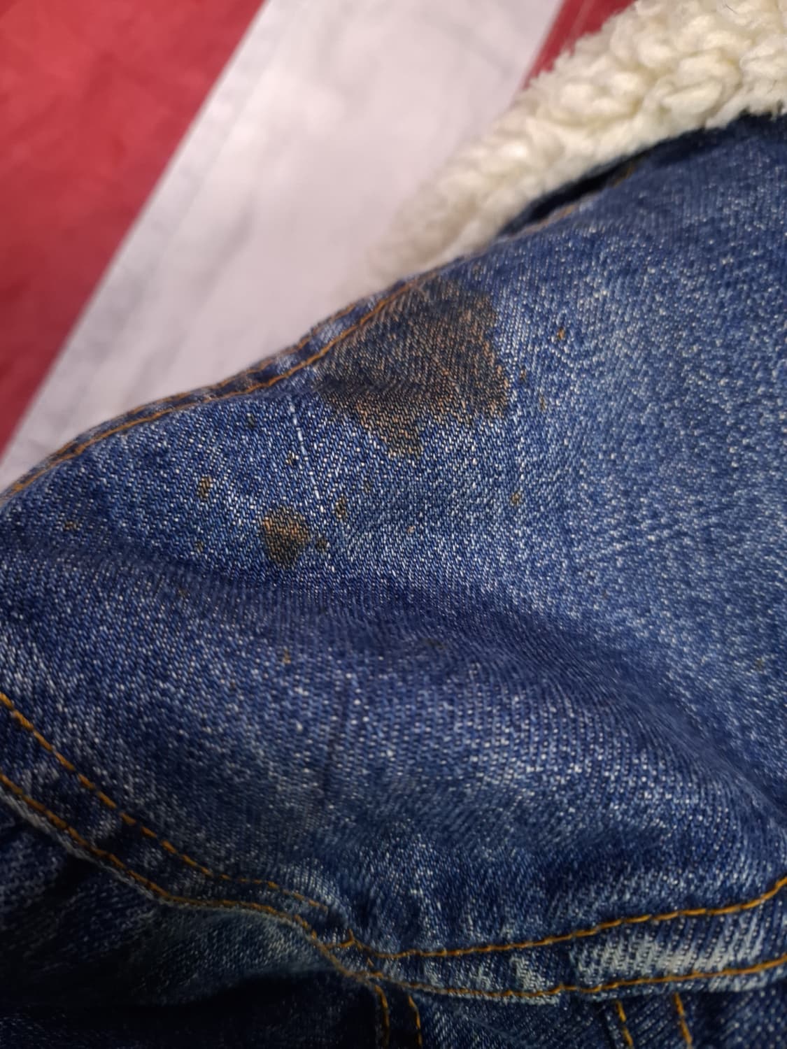 오리지날 80's 미국제조 리바이스 양털 트러커자켓 상품이미지6