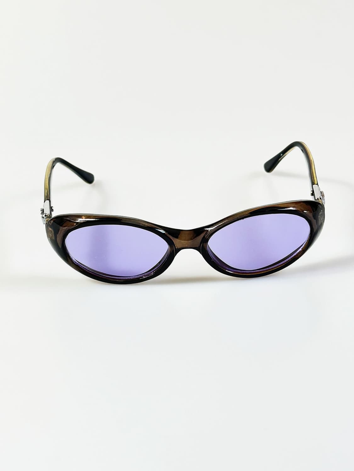 90s One Last Kiss 볼드 오벌 틴트 빈티지 선글라스 상품이미지1