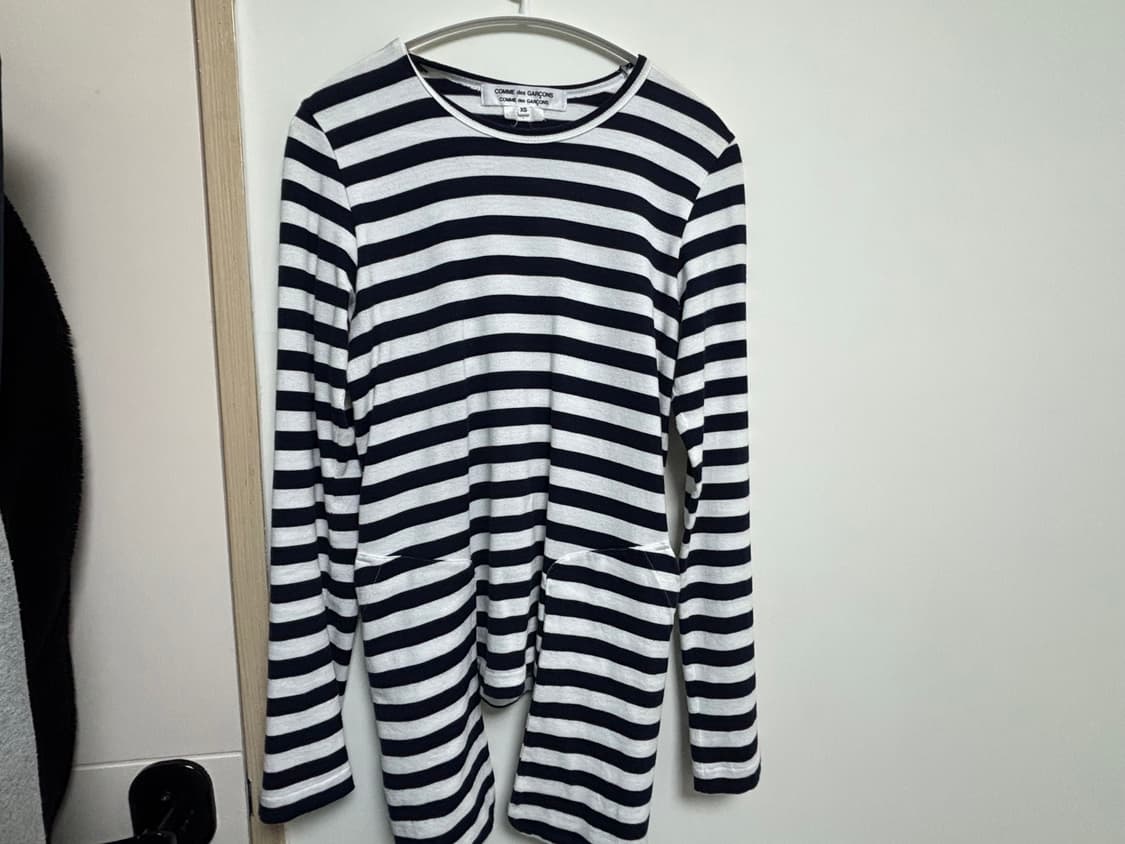 꼼데가르송 우먼 빈티지 스트라이프 롱슬리브 상품이미지4