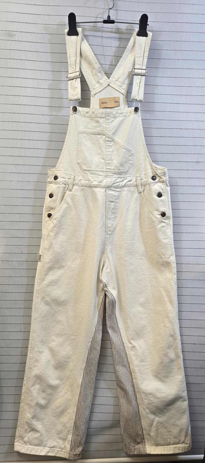 마땡 킴 아이보리 멜빵바지  상품이미지2