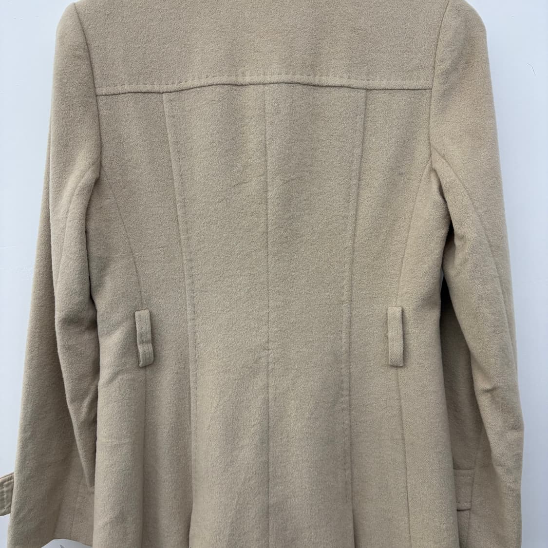 버버리 베이지색 플레어 코트 여s 상품이미지7