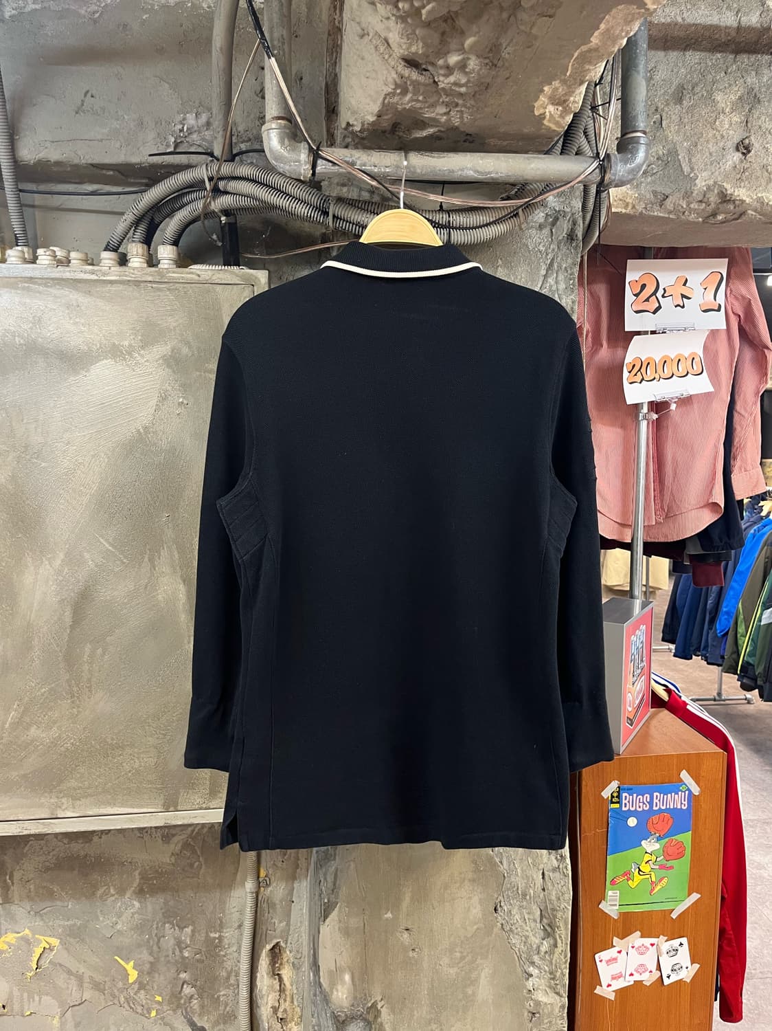 폴로 랄프로렌 긴팔 카라티 블랙 L #csz3166 상품이미지2