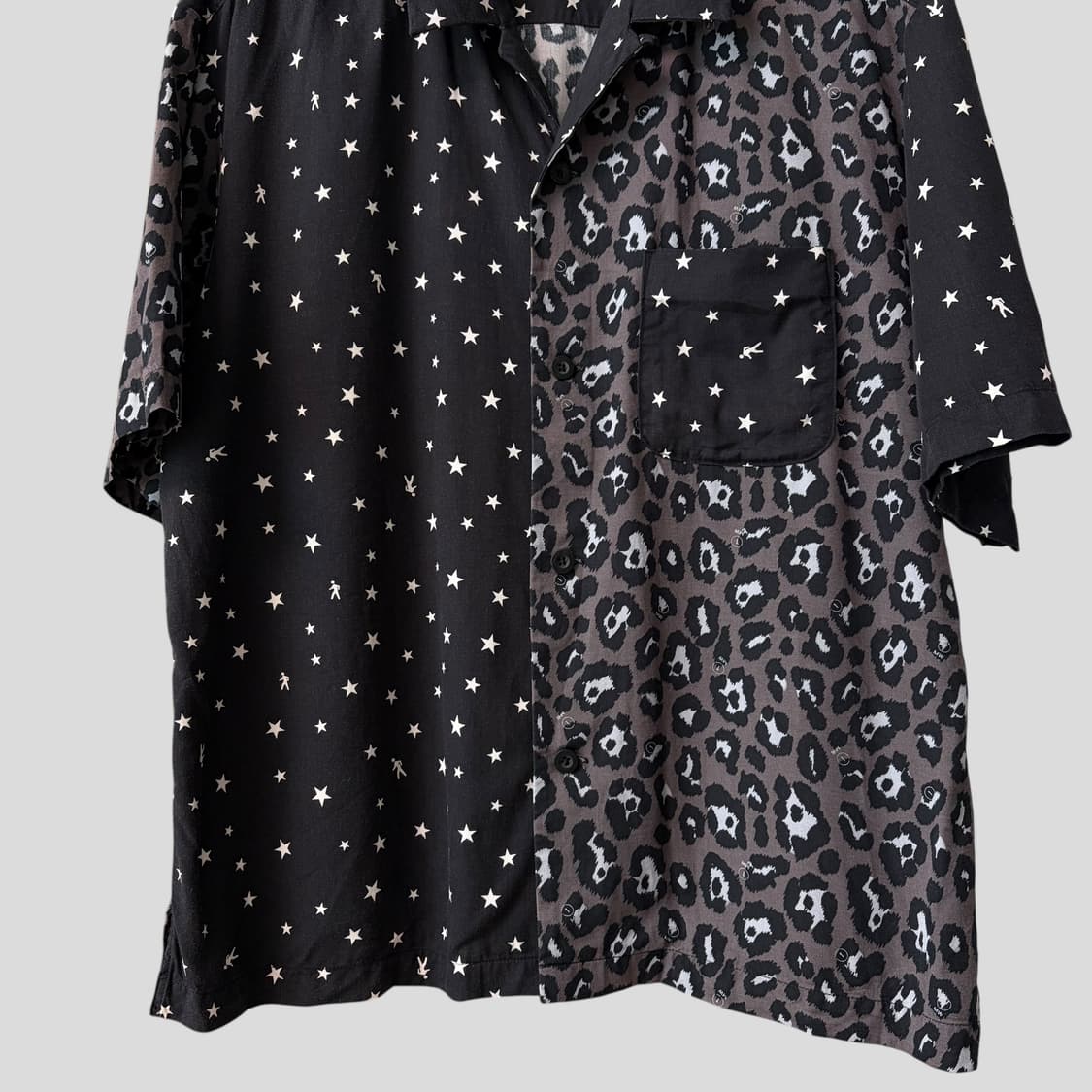 (L)GU 지유 1MW by SOPH 소프넷 믹스드 레오파드 하프셔츠 상품이미지4