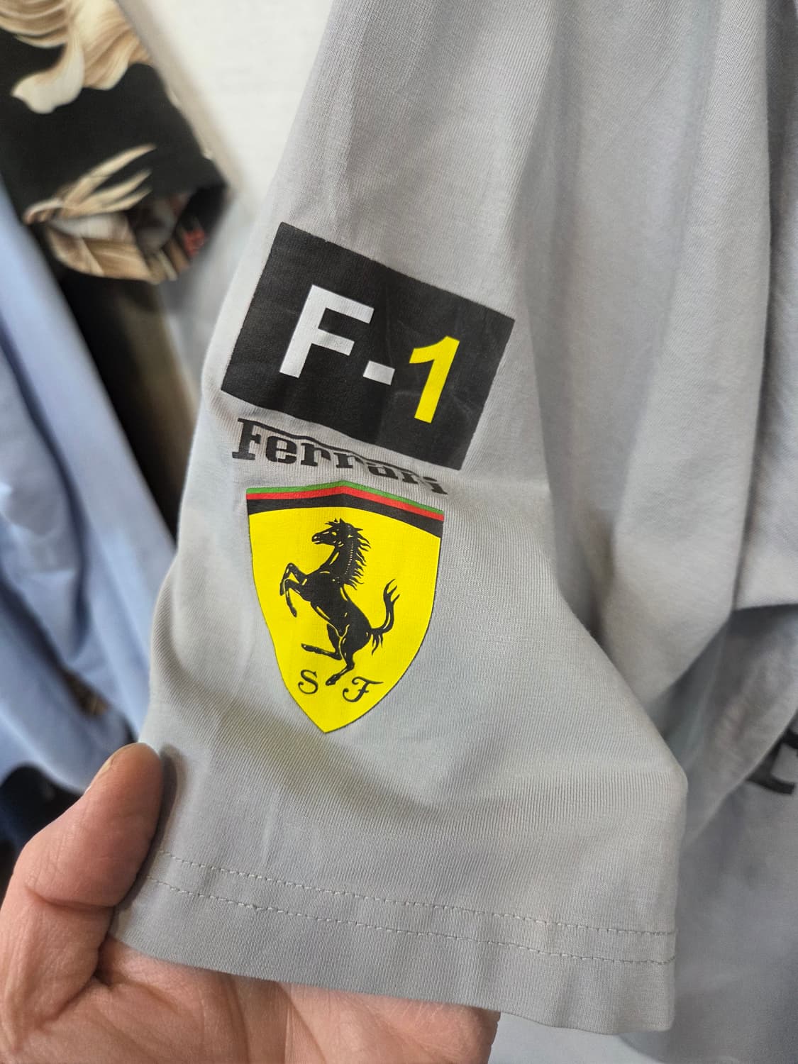 푸마 페라리 빈티지 빅로고 기능성 반팔 xl 상품이미지3