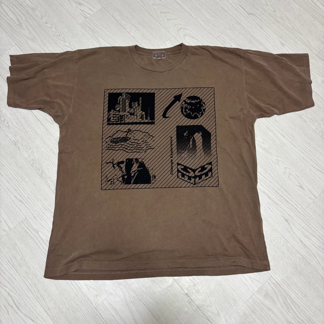[카브엠트] 오버다이 빅 티셔츠 (XL) 상품이미지1
