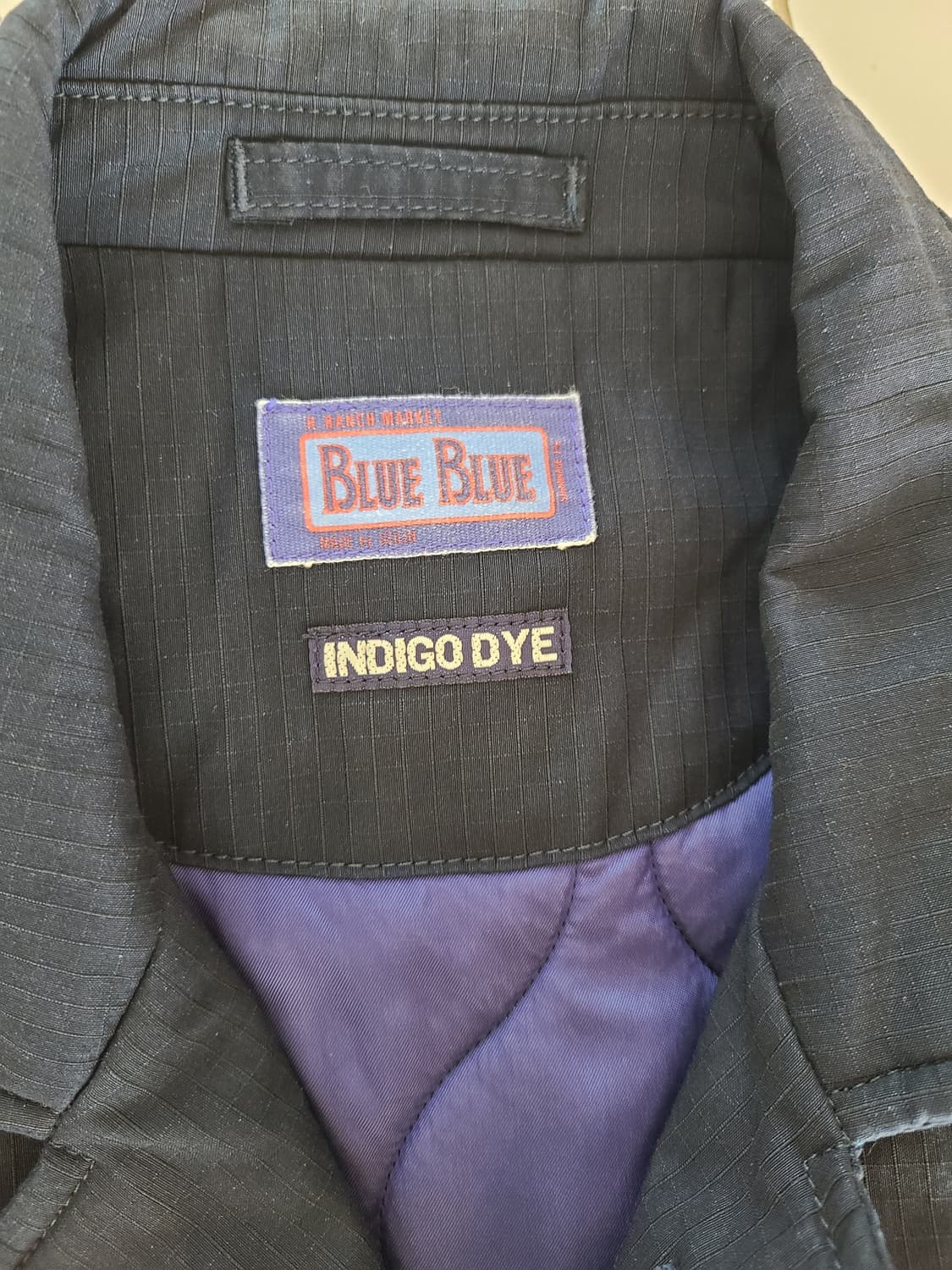 BLUE Blue 남성 퀼팅 코트 싸이즈 100 상품이미지2