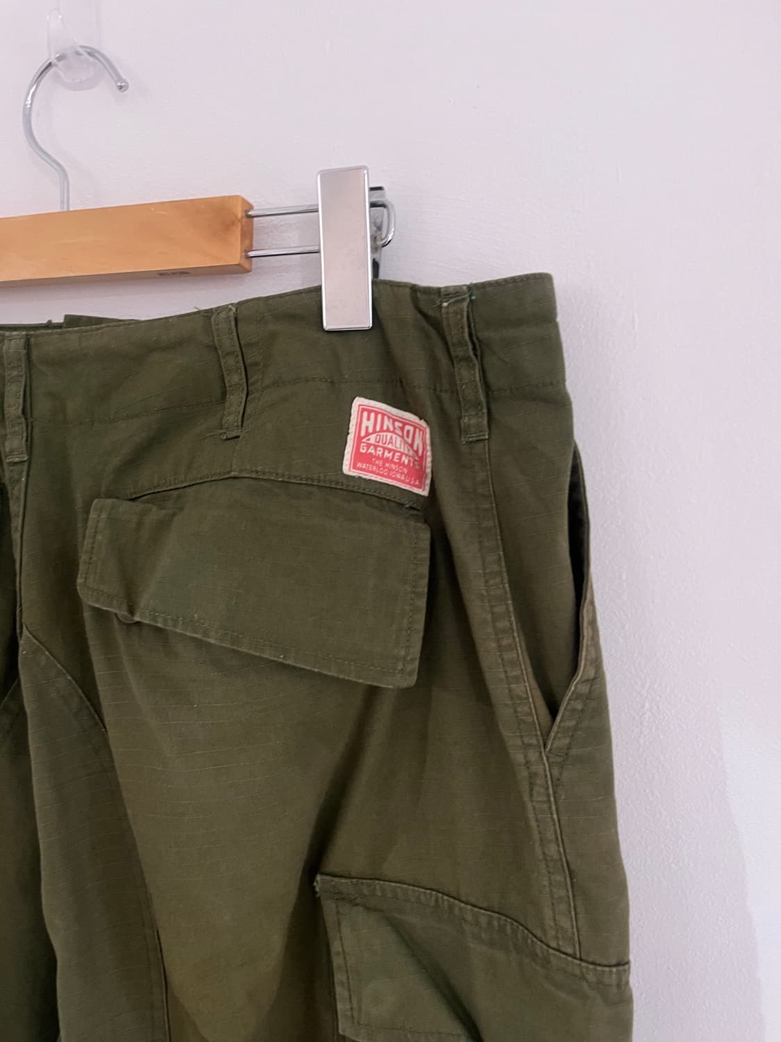 HINSON faded ripstop cargo pants 상품이미지5