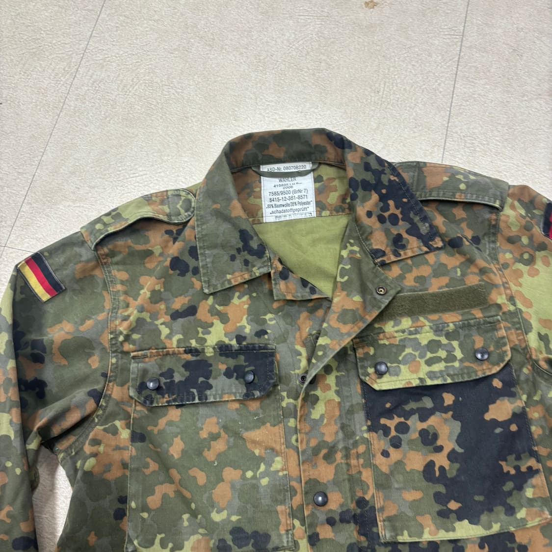 빈티지 밀러터리 독일군 야상 자켓 상품이미지2