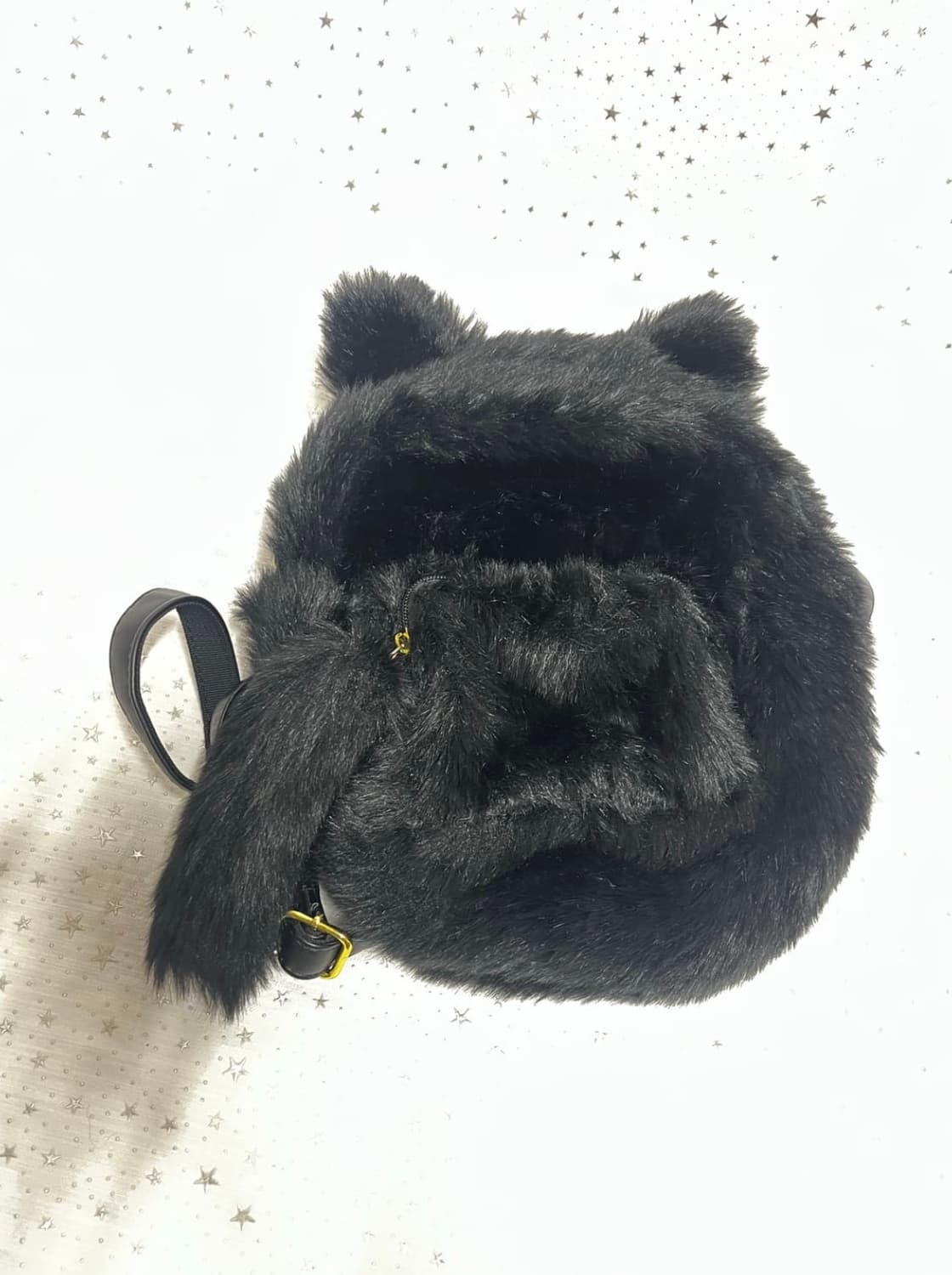 갸루 검정고양이🐈‍⬛ 털가방 상품이미지7
